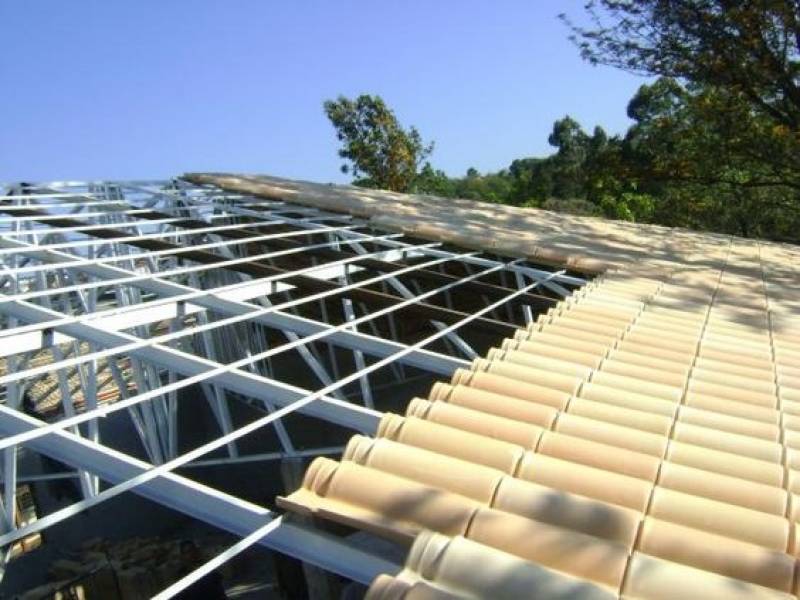 Estrutura Metálica para Garagem Preço São Mateus - Estrutura Metálica para Casas