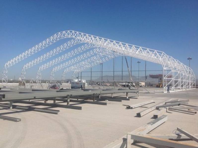 Estruturas Metálicas para Hangar Parque Alexandre - Estrutura Metálica para Quadra