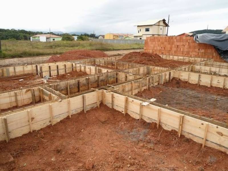 Fundação para Alvenarias Estruturais Campo Limpo - Fundação para Muro