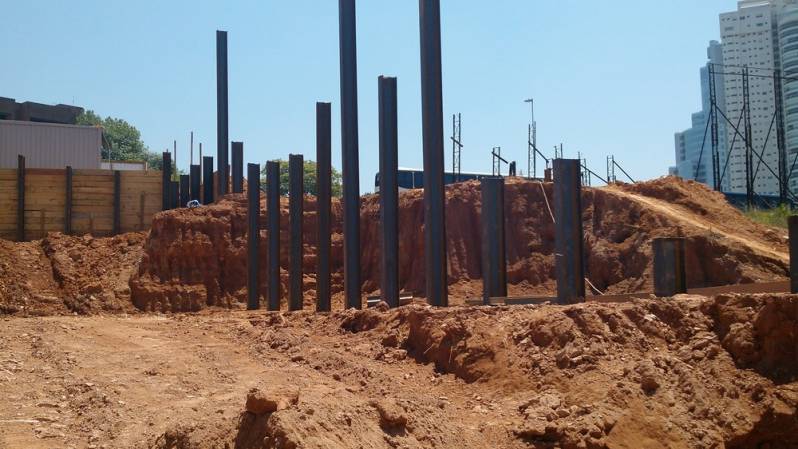 Fundação para Estrutura Metálica Alto da Lapa - Fundação para Container