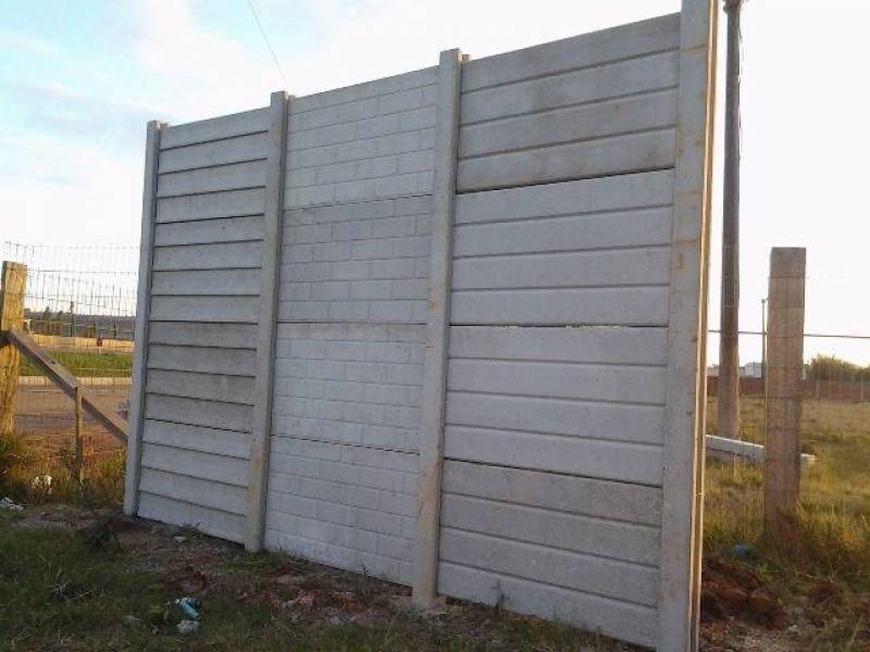 Muro Pré Moldado de Concreto Sé - Casas Pré Moldadas Alvenaria