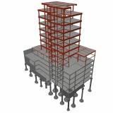 estrutura metálica para prédios Residencial Doze